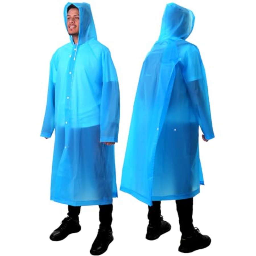 Emergency Poncho Rain - ANYOO Pacote com 2 Ponchos de