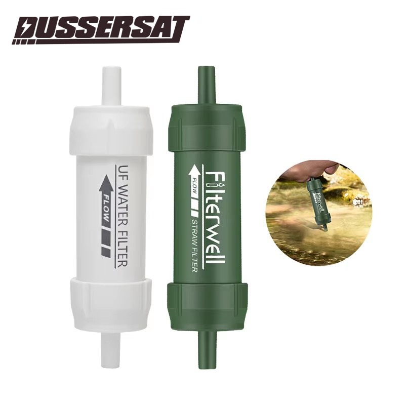 Water Purification Straw - Filtro de Água Portátil para Acampamento,