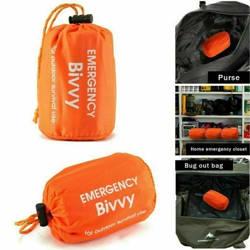 1-5 pacotes de sacos de dormir - Bivy Bag Emergency avaliação e preço