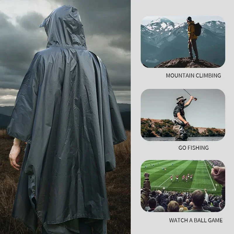 Capa de chuva militar 3 em 1,  - Emergency Poncho Rain avaliação e preço