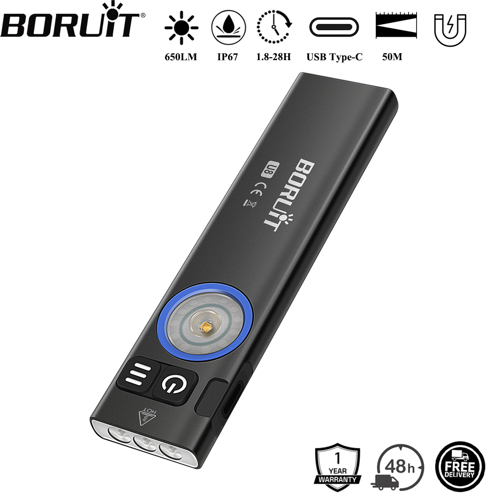 BORUiT U8 650LM EDC LED Lanter - Fishing Kit Compact avaliação e preço
