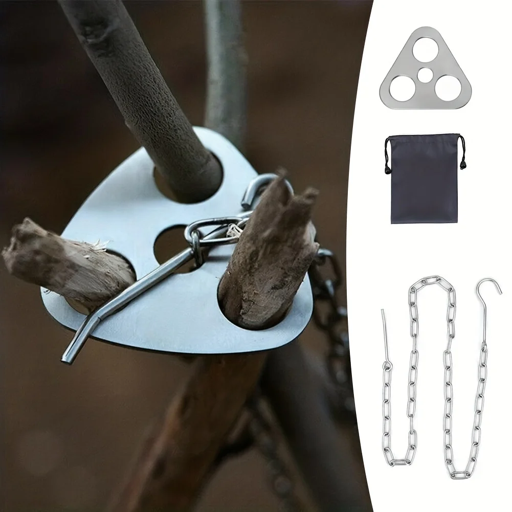 Tripé para churrasco ao ar liv - Fire Starting Kit avaliação e preço